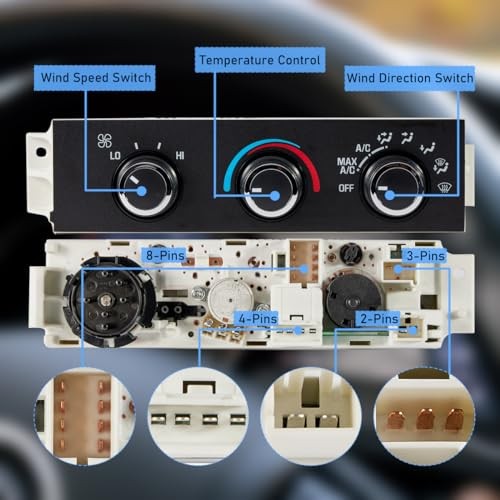 599-217 Heater A/C Control Switch Climate Control Module Fit for 1996-2020