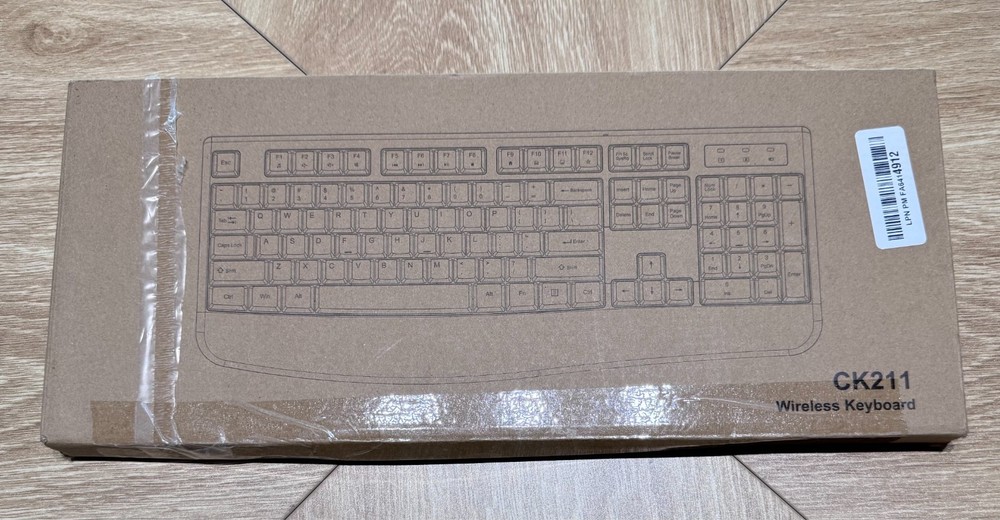 Wireless Keyboard 2.4G Full-Sized Ergonomic Wireless Computer Keyboard...