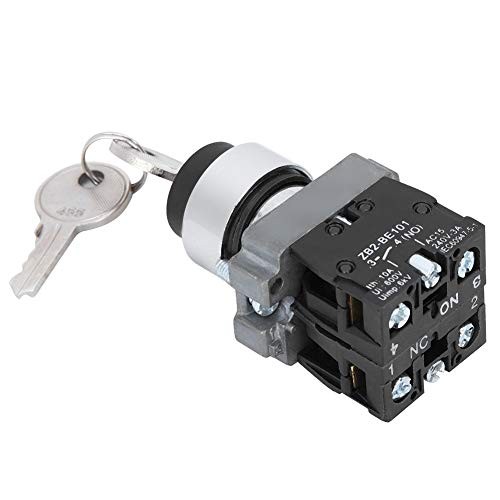 Key Lock Switch ZB2BE102 2 Positions Modular Structure Plastic Hardware