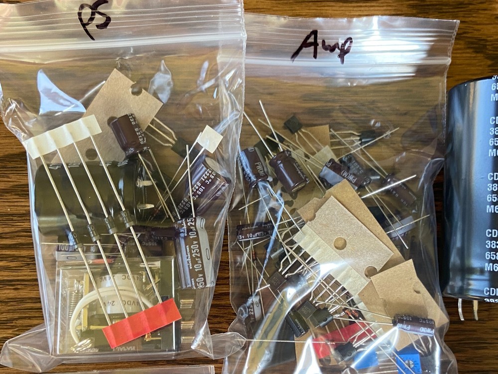 Marantz 1122DC Complete Rebuild Kit High-Quality Amplifier Recap Transistors