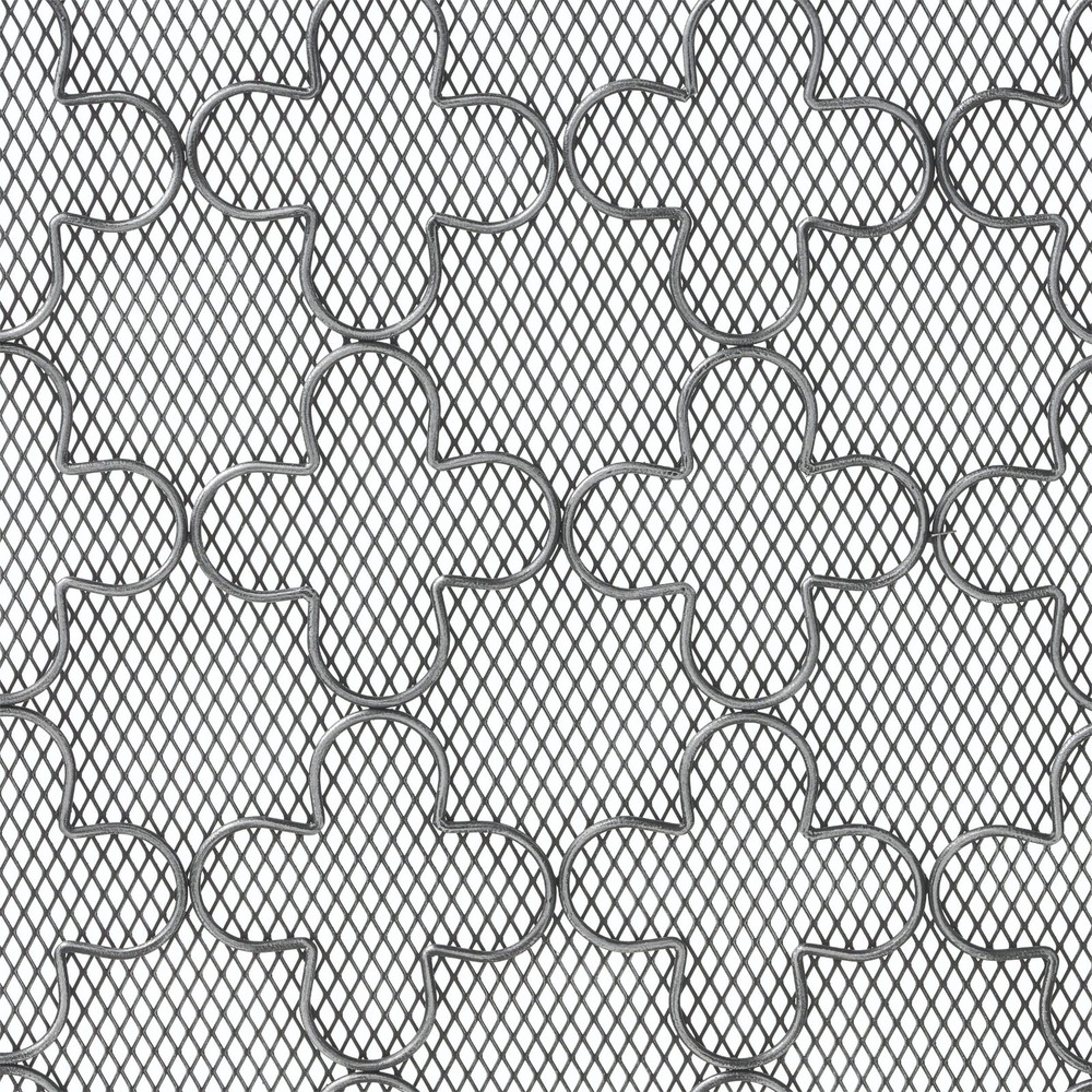 Uriah Modern Single PanelIron Firescreen