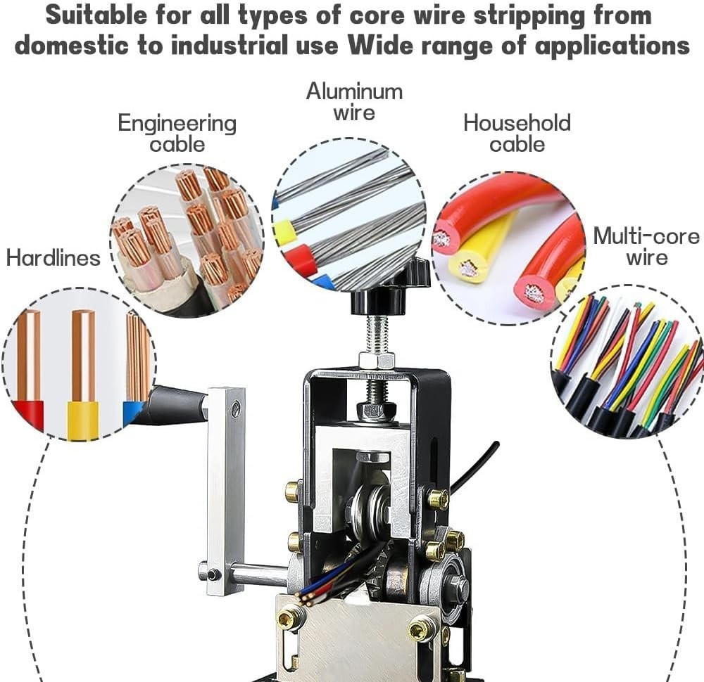 Efficient Automatic Wire Stripper Machine for Cables 1-25mm - Portably Designed