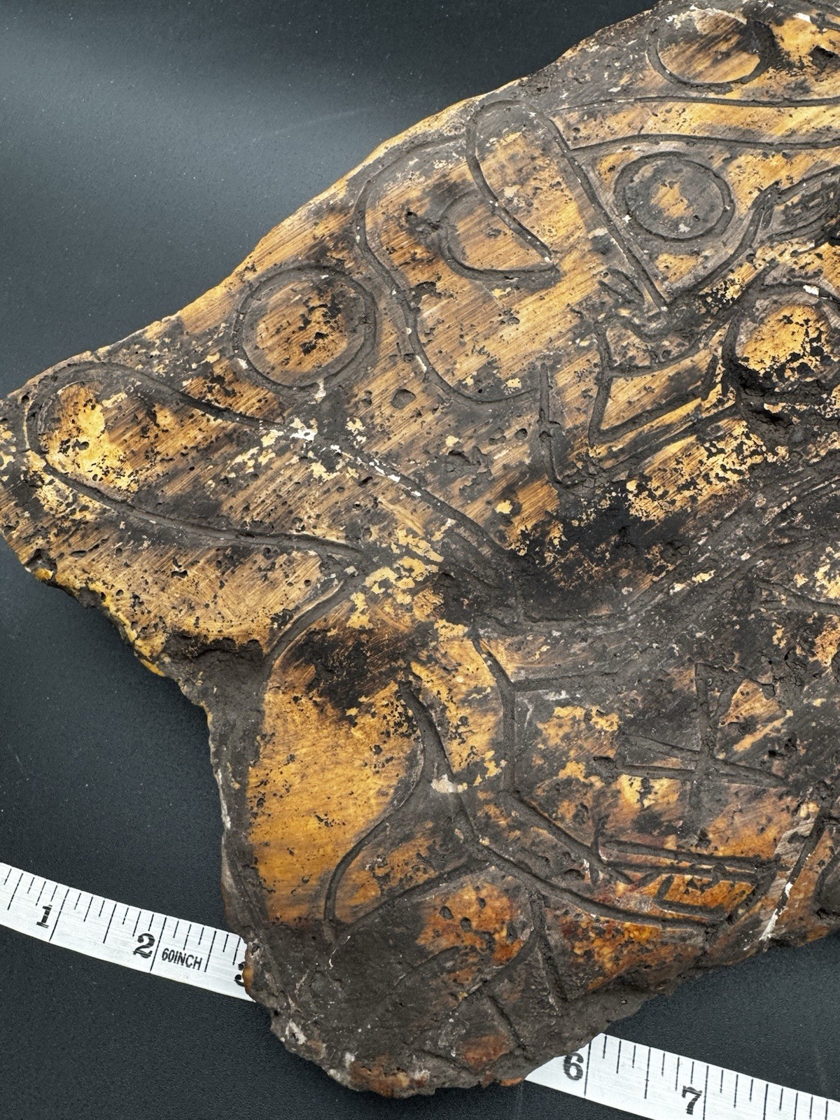 Glowing Massive Masonic Tablet Tula Mexico PreColumbian Alien Ojuelos