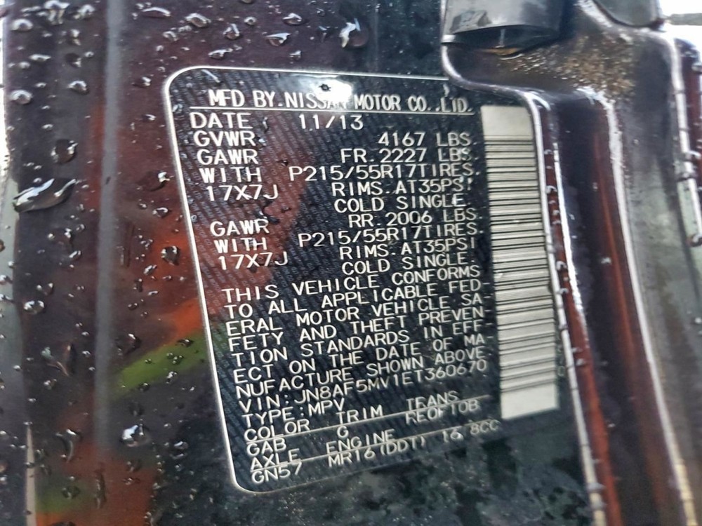 Console Front Floor CVT Fits 11-17 JUKE 4962523