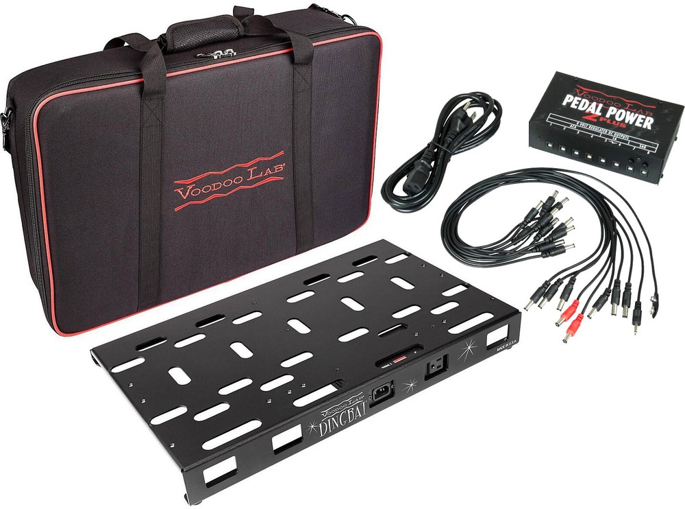 Voodoo Lab DBMP Dingbat Medium Pedalboard POWER Package w/ Pedal Power 2 Plus