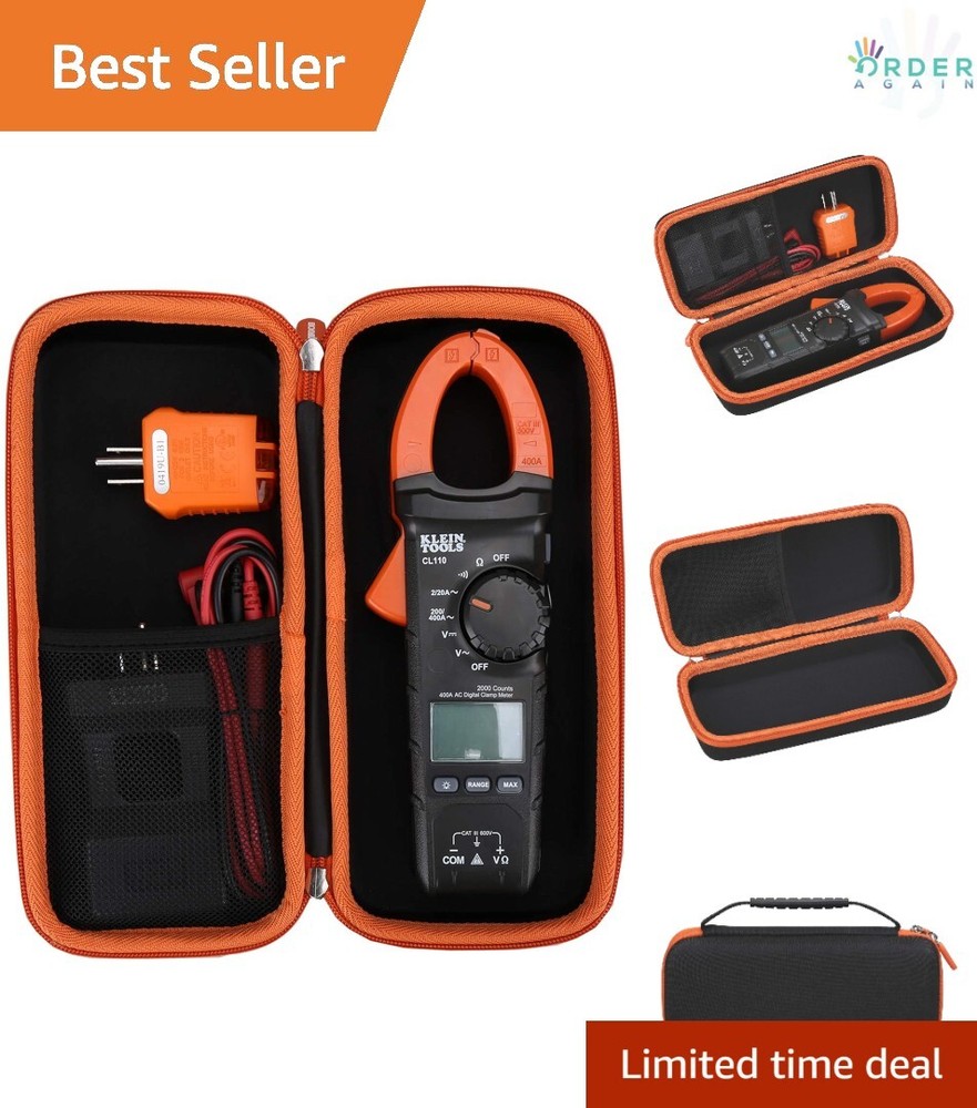 Hard Storage Case for Klein Tools Digital Clamp Meter EVA PU Protectory