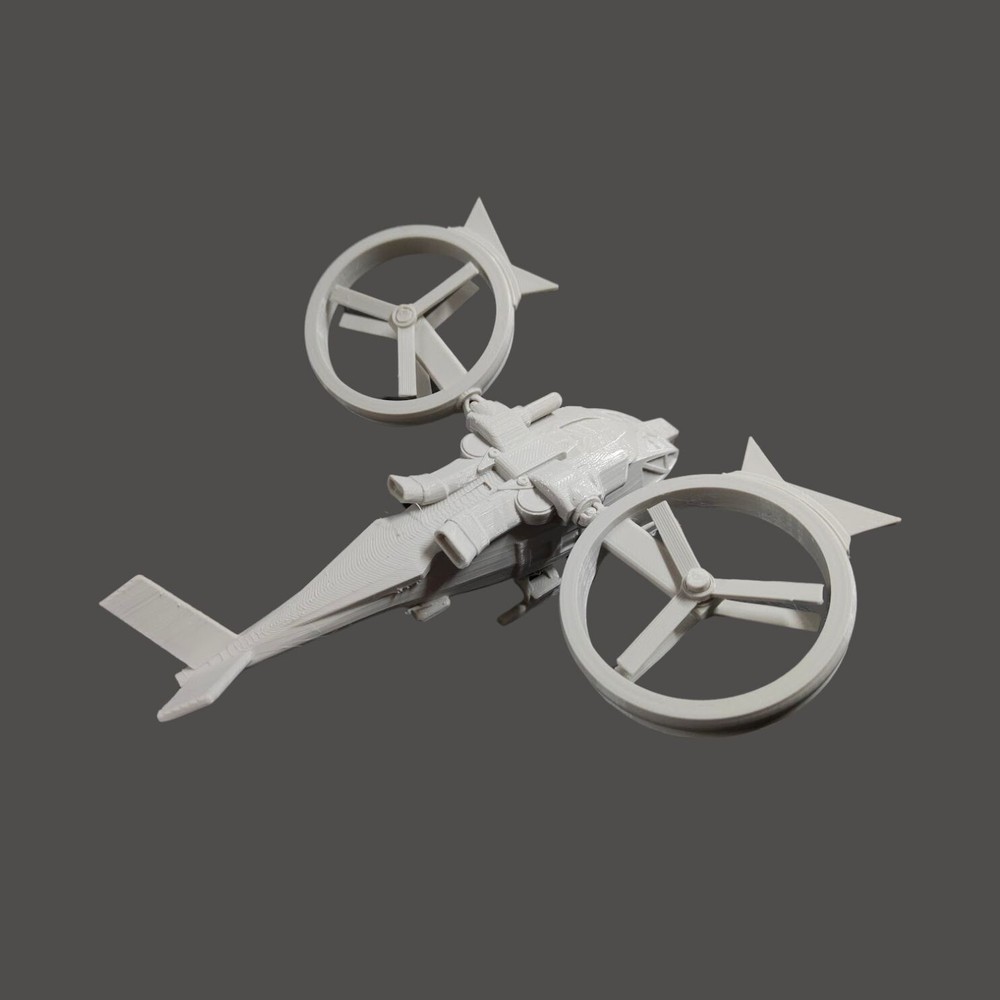 Samson Aerospatial Avatar Helicopter with interior 1:32 Scale DIY model kits