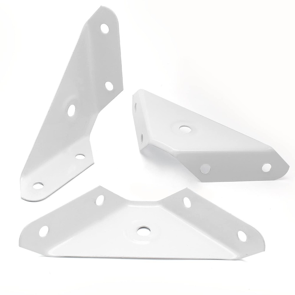 12 Pcs Corner Bracket Metal Corner Brace Corner Support Trapeziform Angle Cod...