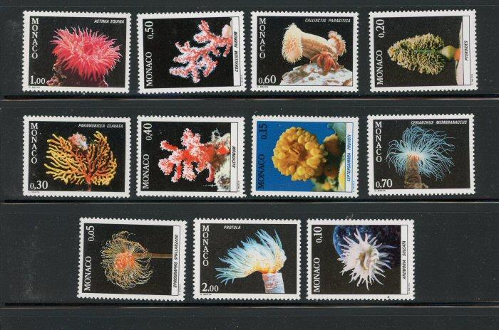 Monaco #1259-68 MNH