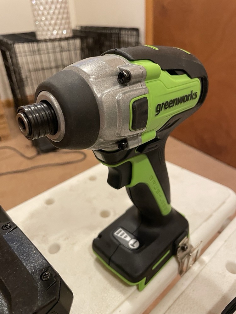 Greenworks 24V Drill and Compact Combo Kit