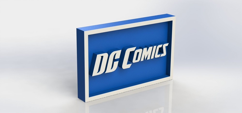 dc comics plaque-8 Inches