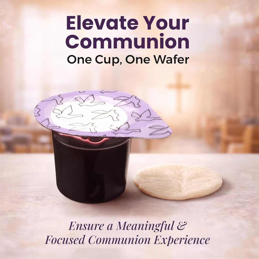 Prefilled Communion Cups with Wafers - 30 Count