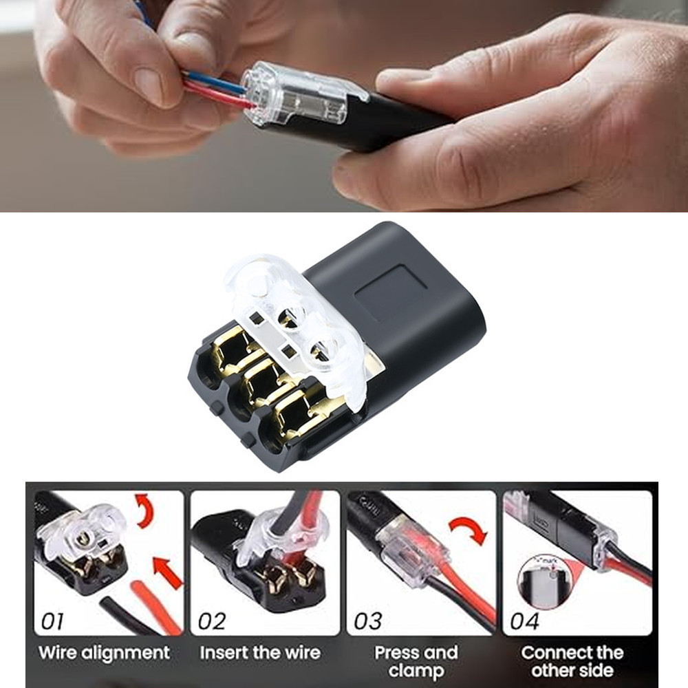 For DIY Projects Wire Connector Flame-retardant Material For LED Strip Lights
