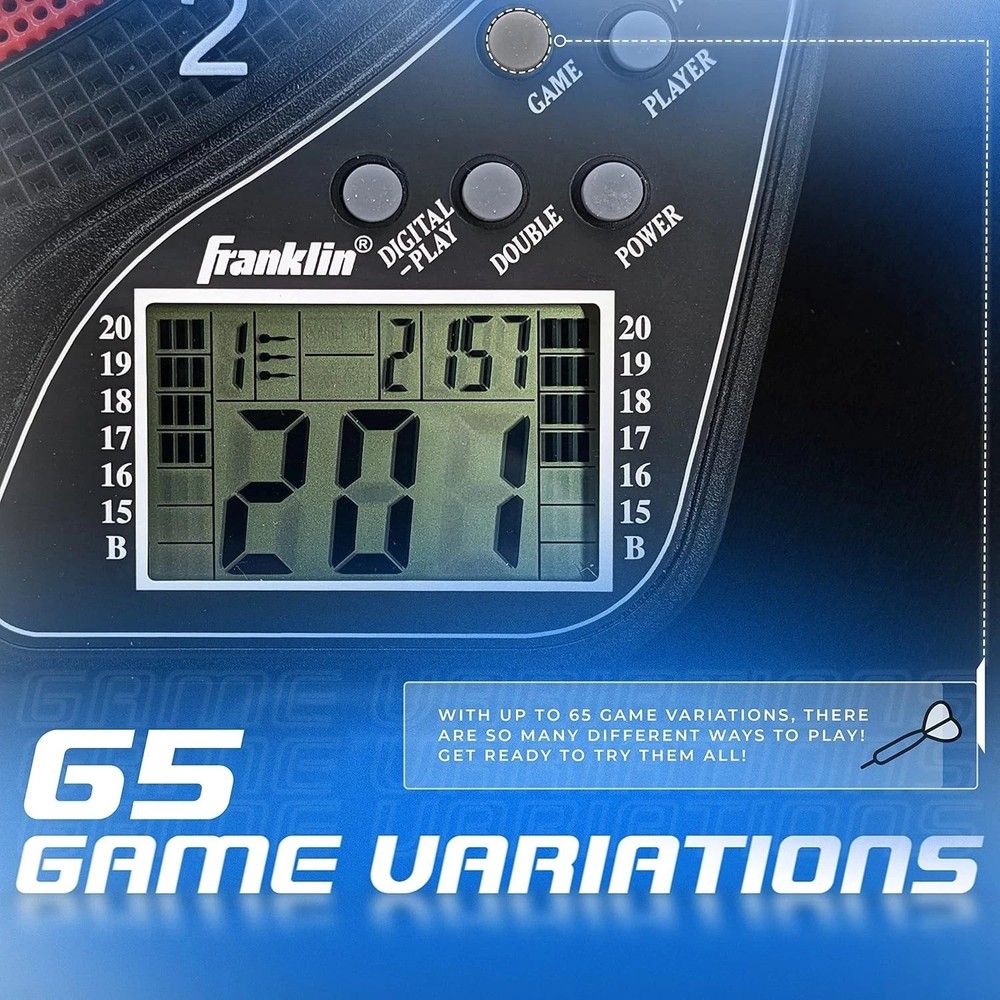 Electronic Dart Board Sets - Soft Tip Electric Dartboard with Digital Scorebo...