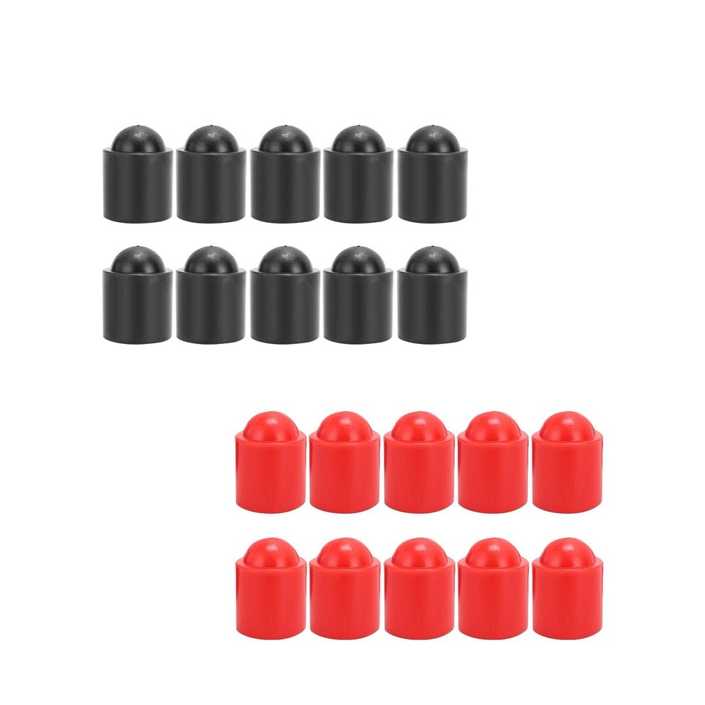 10 Pieces Snooker Tip Cover Set Durable Pool Cue Tip Rubber Protector Snooker