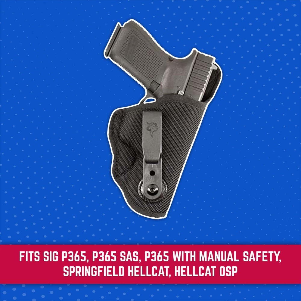 DeSantis Variable 87 IWB Holster P365, Hellcat - Right Hand Draw