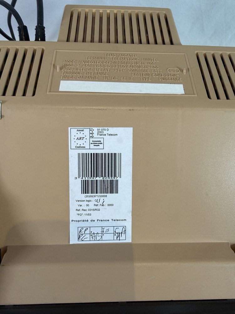 Minitel 1 Alcatel - Working Fine - Nice! - Condition Collection Immaculate