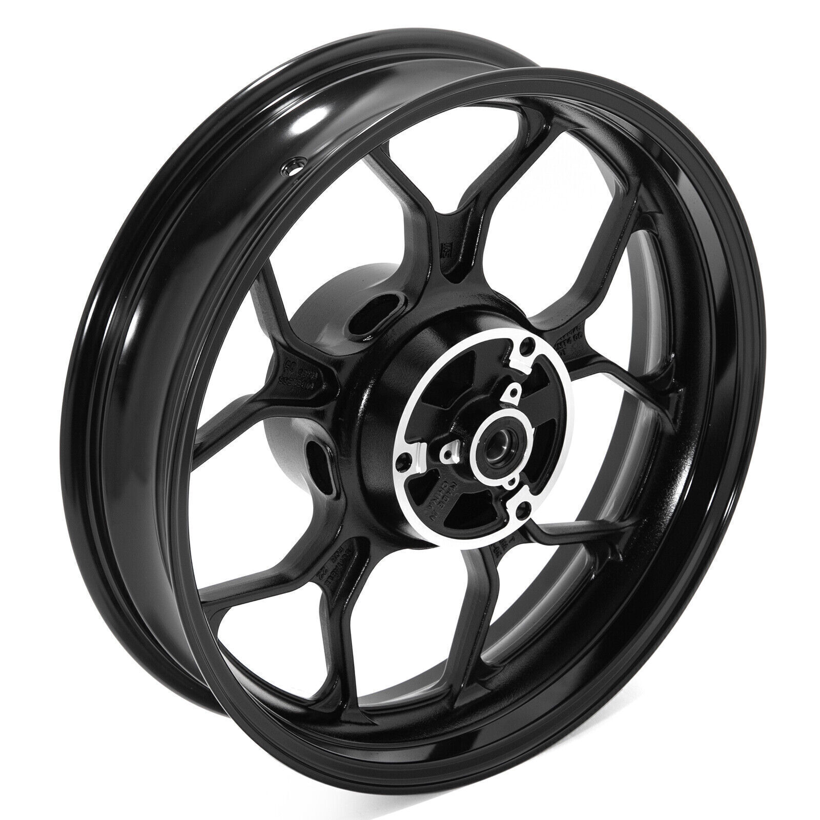 17"x4" Tubeless Rear Wheel Gloss Black for Yamaha YZF R3 15-24 MT-03 20 21-24