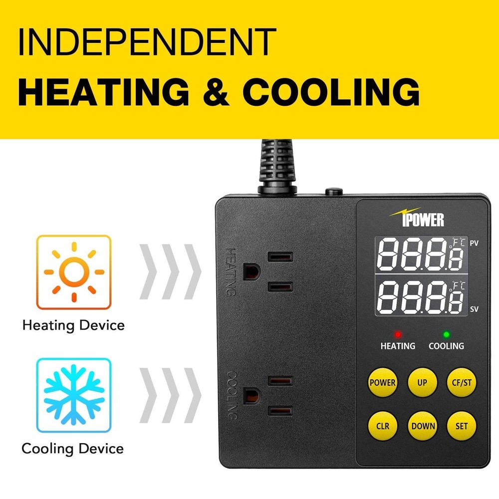 Digital Heating and Cooling Temperature Controller for Seed Germination