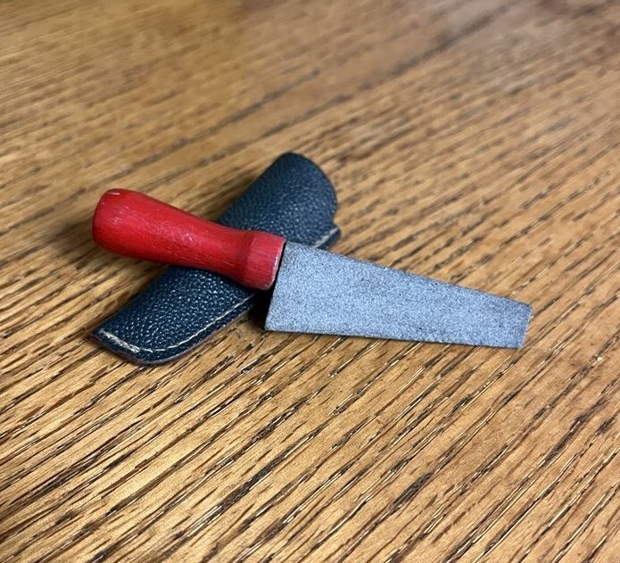 Vintage Bay State Abrasives Fish Hook Sharpening Stone