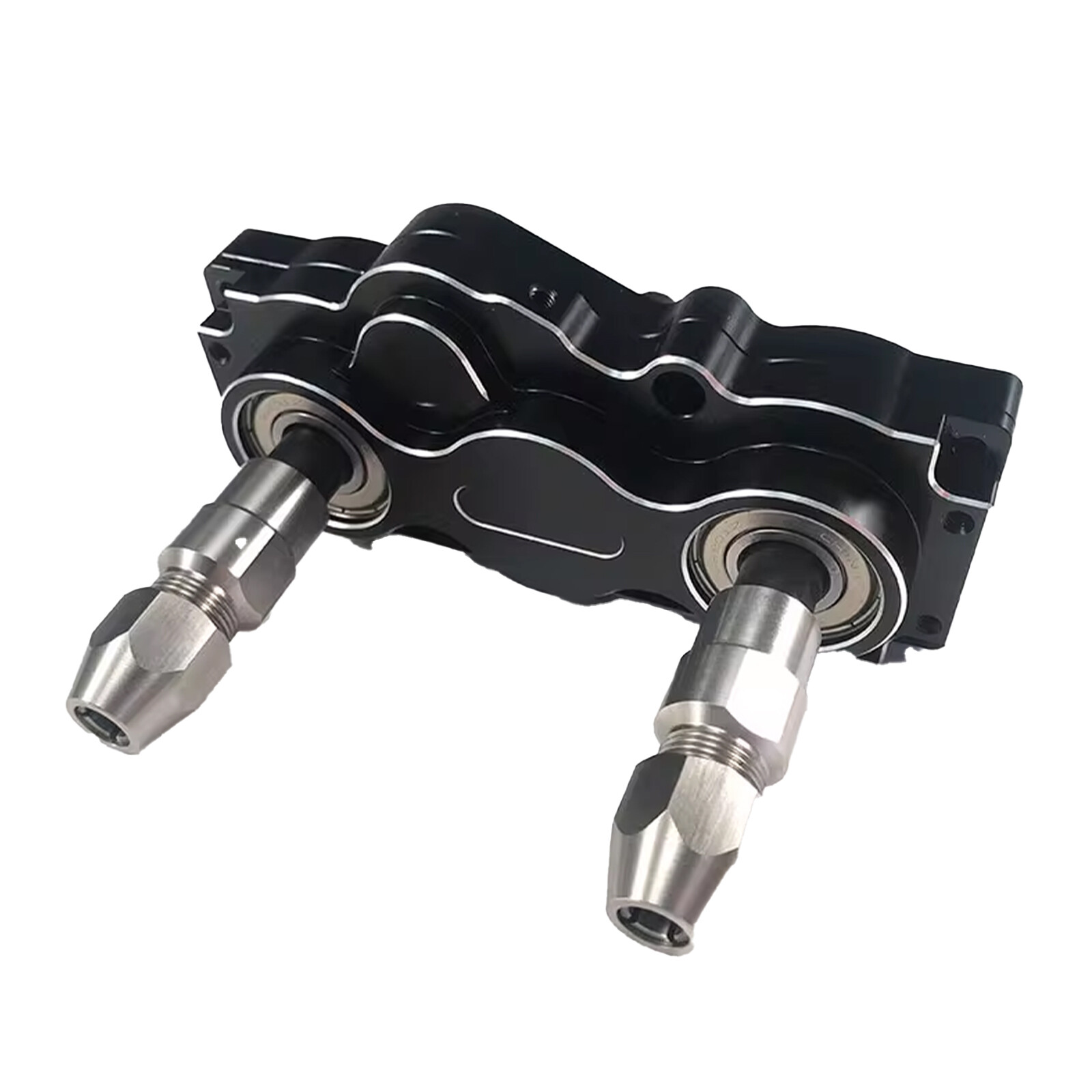 RC Boat Gear Box Forward Reverse Dual Output Transfer f 6.35mm 1/4" RC Tug Yacht