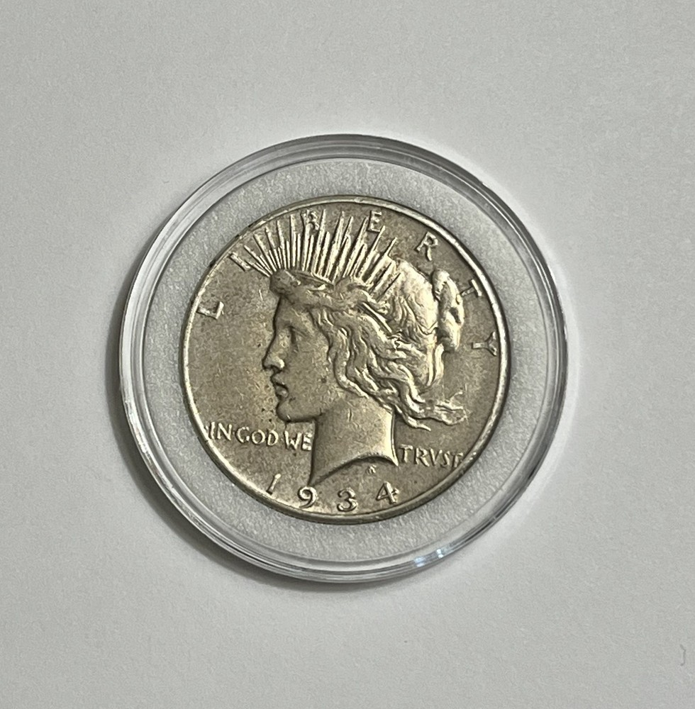 1934 S Peace Dollar , 90% Silver , *** BETTER DATE *** NICE CODITION ***