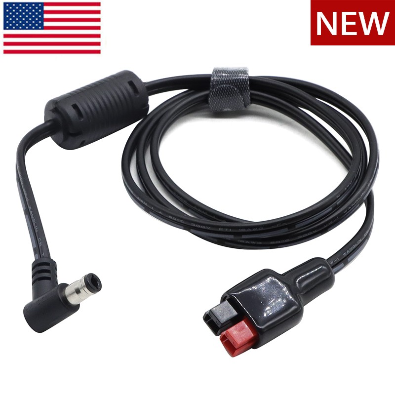 DC Power Cable For Yaesu FTX-1 FTX-1Field Radio with Ferrite Core 18AWG 90cm/3ft