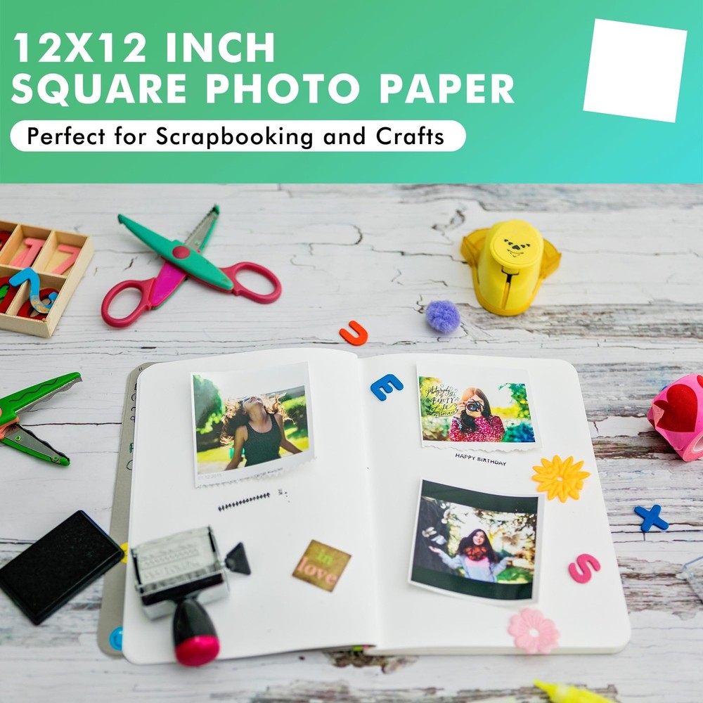 110 Sheets 12x12 Inch Koala Thin Presentation Paper Double Sided Matte 32lb
