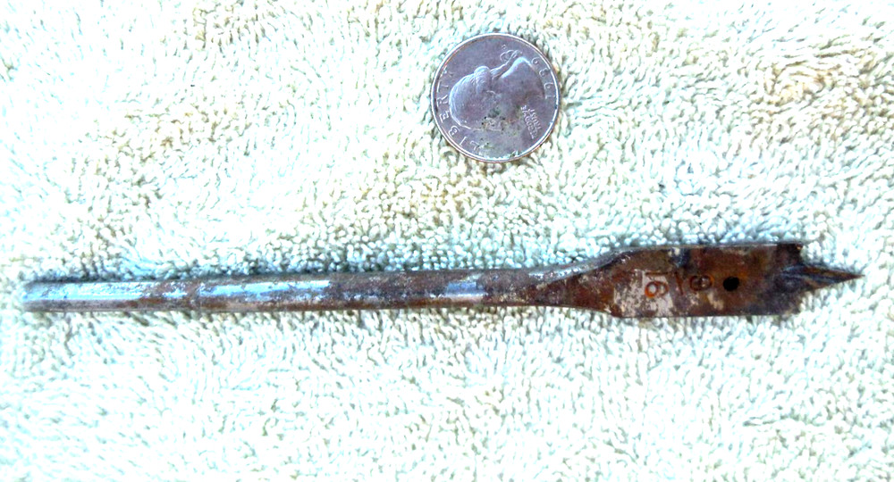 Old drill bit for hand brace 9/16 size