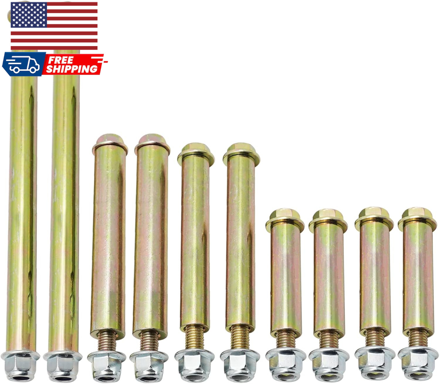 Rear A-Arm Bushing Rebuild Kit 2 Side for Polaris Sportsman 1000 850 550 2010