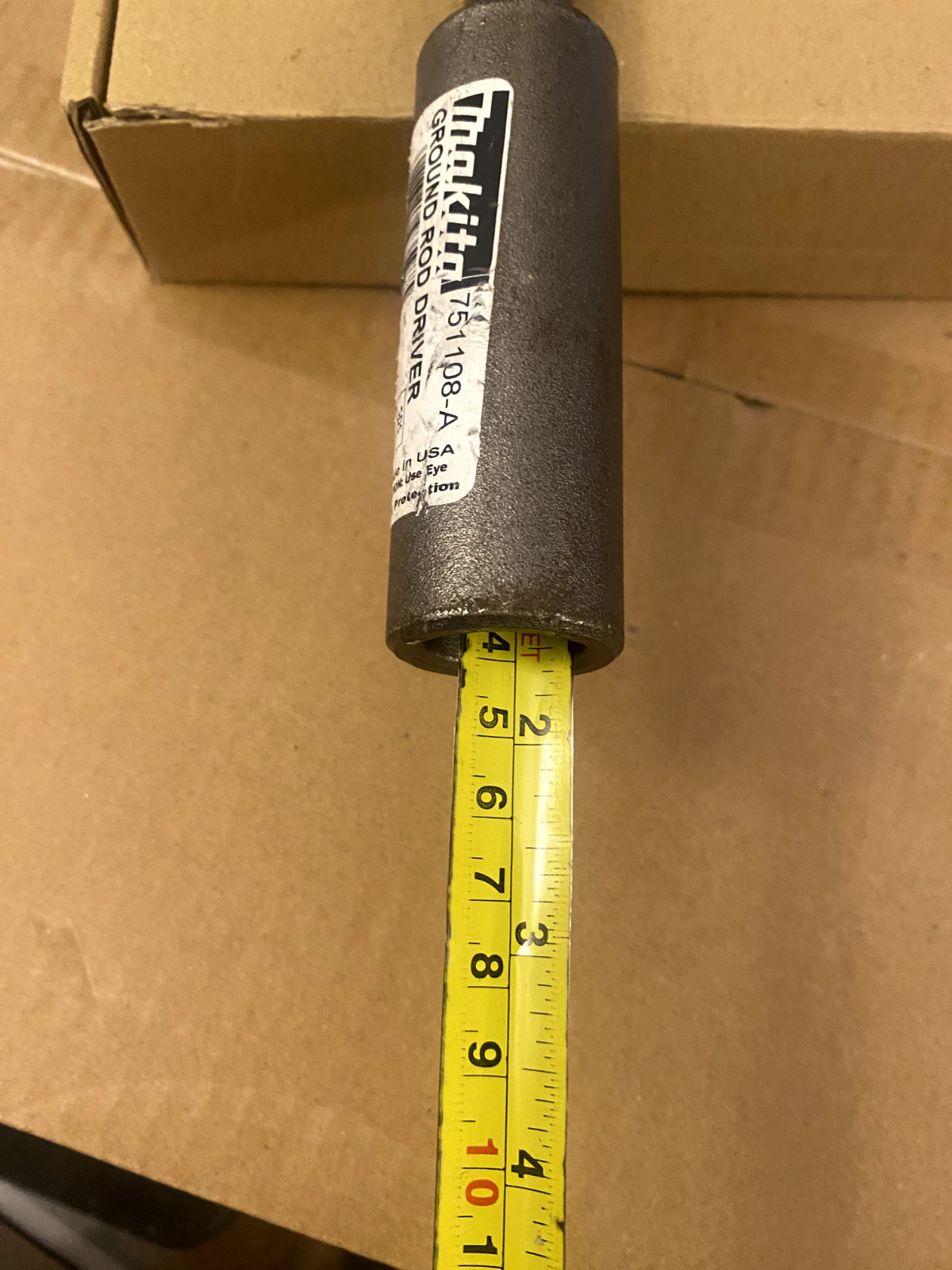 Makita 751108-A. 3/4" x 2‑3/4" x 10" Ground Rod Driver, SDS‑MAX