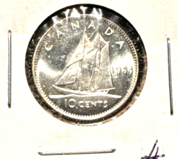 Canada 1964 dime BU