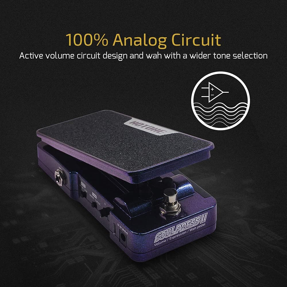 Wah Active Volume Passive Expression Guitar Effects Pedal Switchable Soul Press