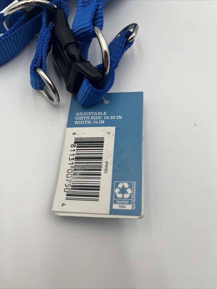 Vibrant Life Blue Step-in Harness Medium