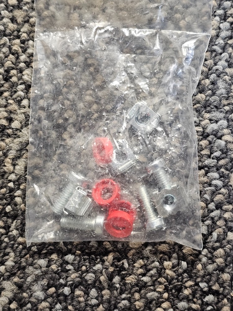 R&M 815656 19" 1U Angled Patch Panel 24-Port, Keystone, Black, Empty