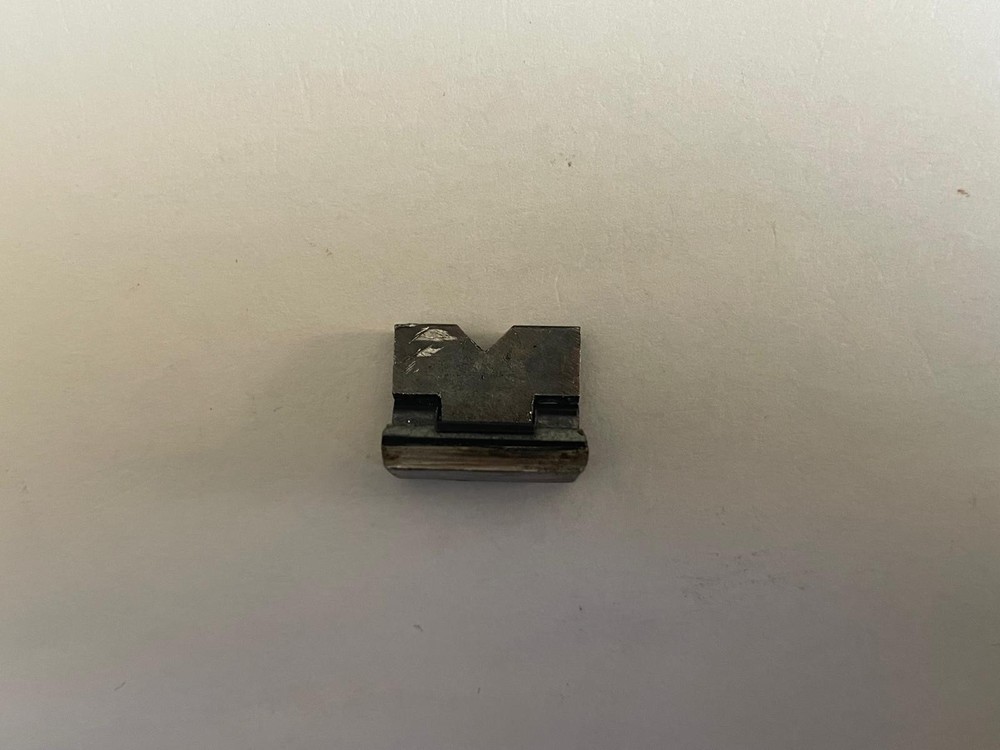 Unmarked Folding Rear Buckhorn Sight
