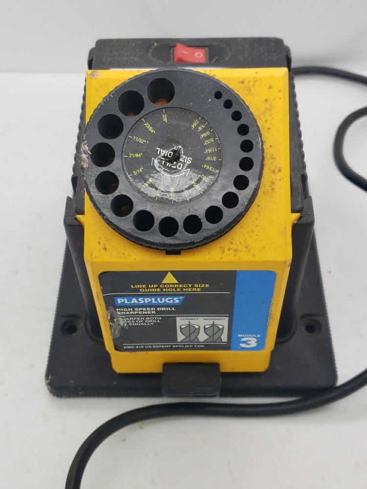 Plasplugs Sharpener Unit w/ Knife Scissor Sharpener Module DCS407 Tested Working