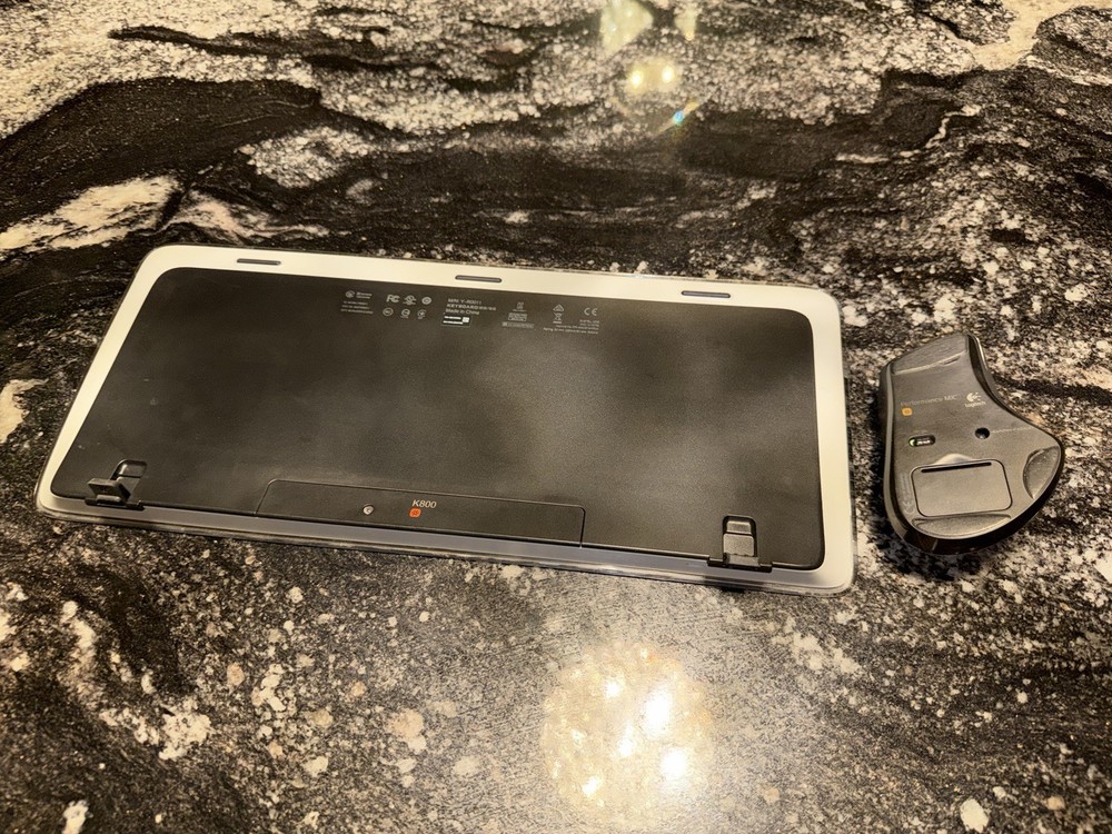 Logitech K800 wireless keyboard and mouse