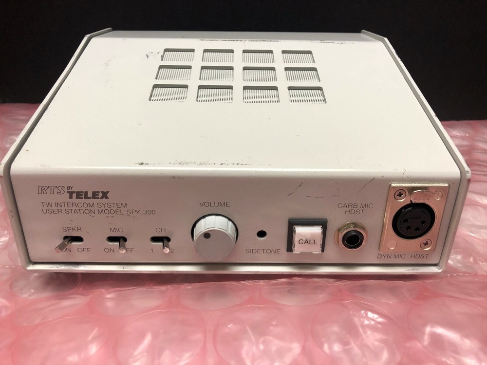TELEX SPK300L USER STATION MODEL SPK300 INTERCOM SYSTEM