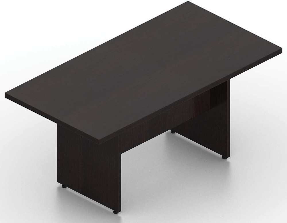 8 FT Contemporary Rectangular Conference Room Table in American Espresso Finish