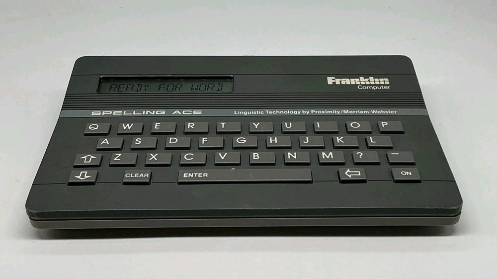 Franklin Computer Spelling Ace SA-98 Tested