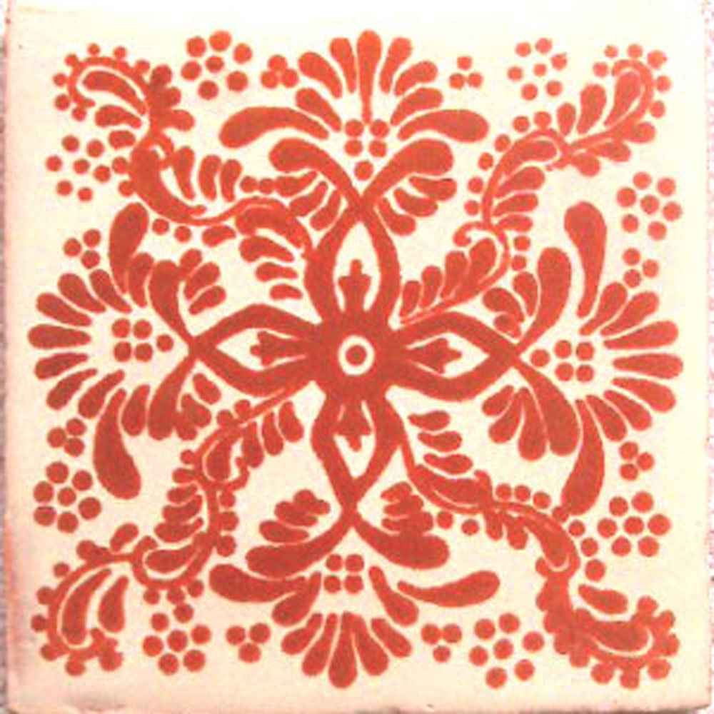 C#059)) MEXICAN TILE SAMPLE WALL FLOOR TALAVERA MEXICO CERAMIC HANDMADE POTTERY
