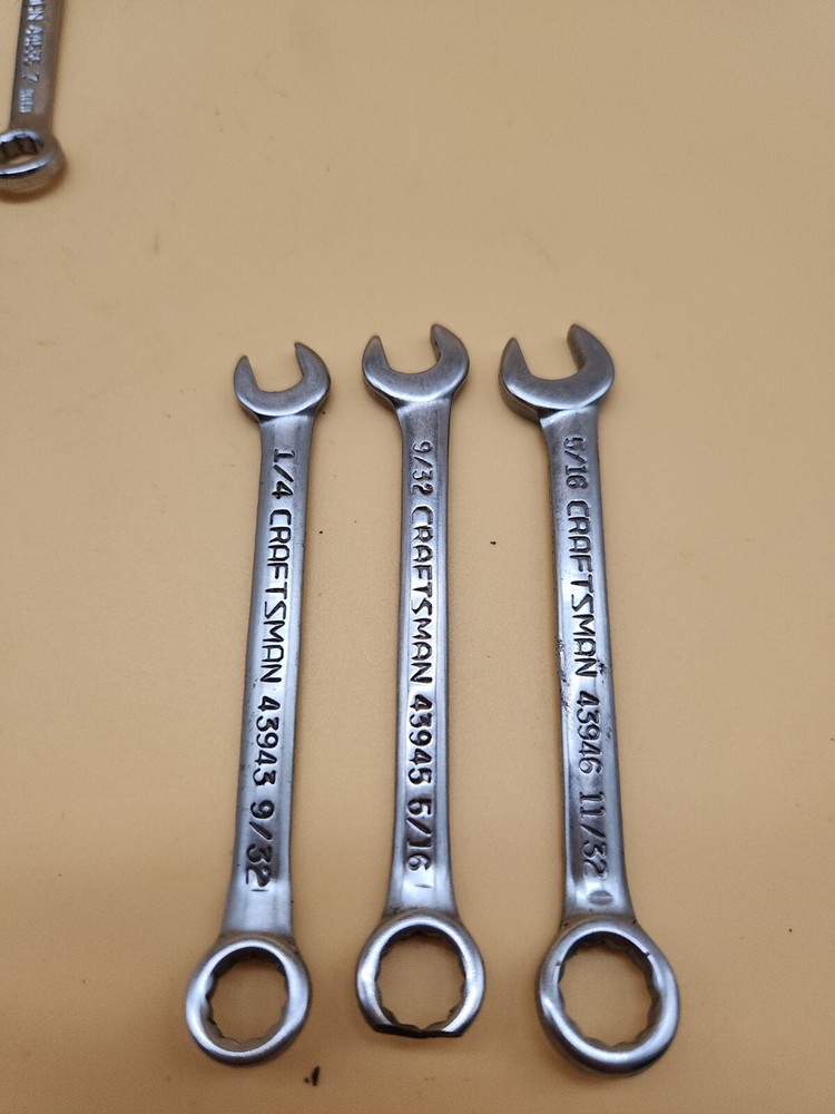 Craftsman Tools Wrenches Set 14 pc 12 pt Combination SAE USA