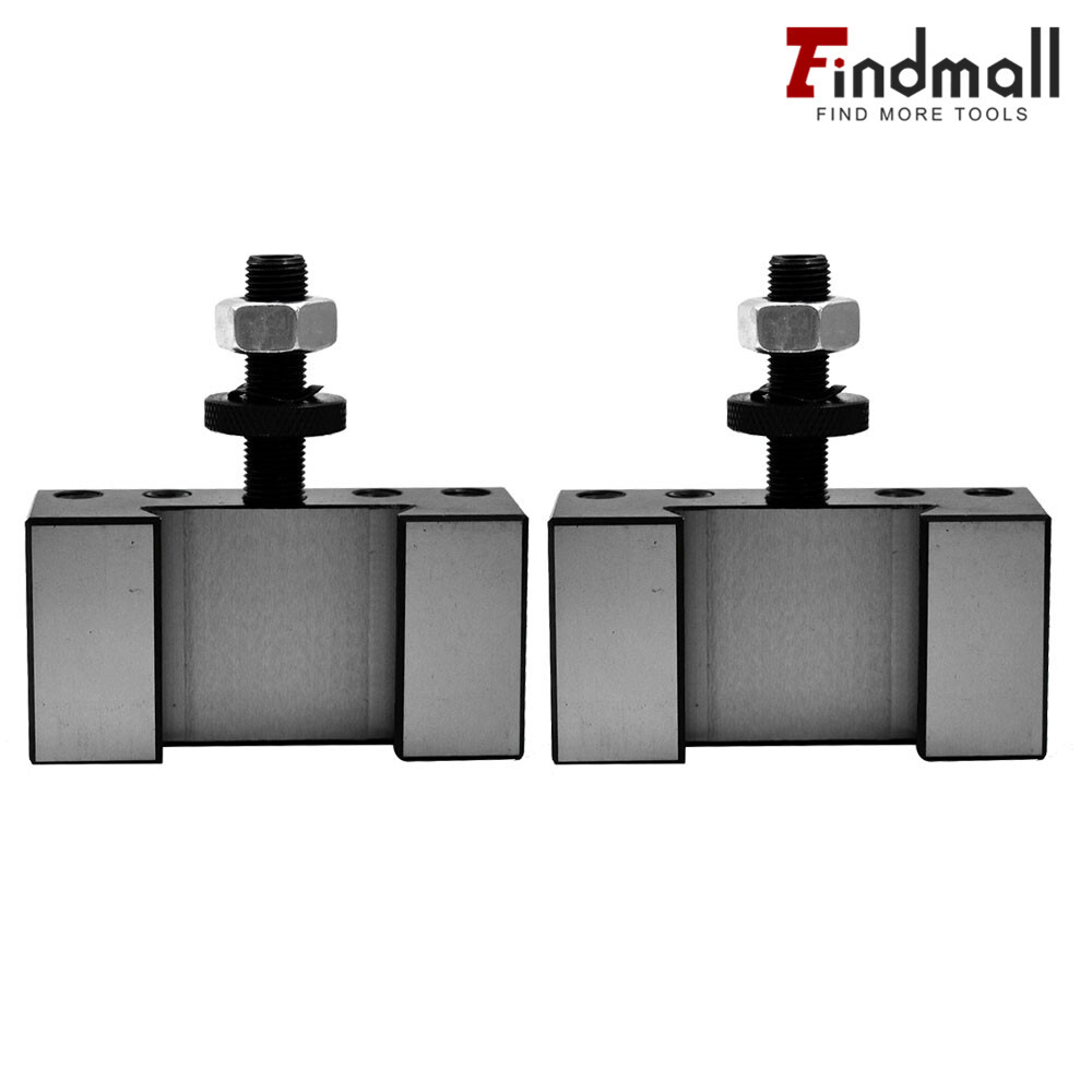 2Pcs AXA #1 250-101 XL Oversize Quick Change Tool Post Turning And Facing Holder
