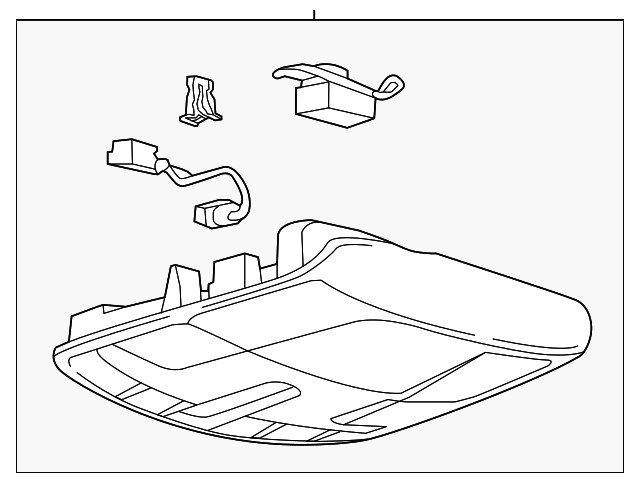Genuine Ford Console Assembly Overhead DP5Z-54519A70-EC