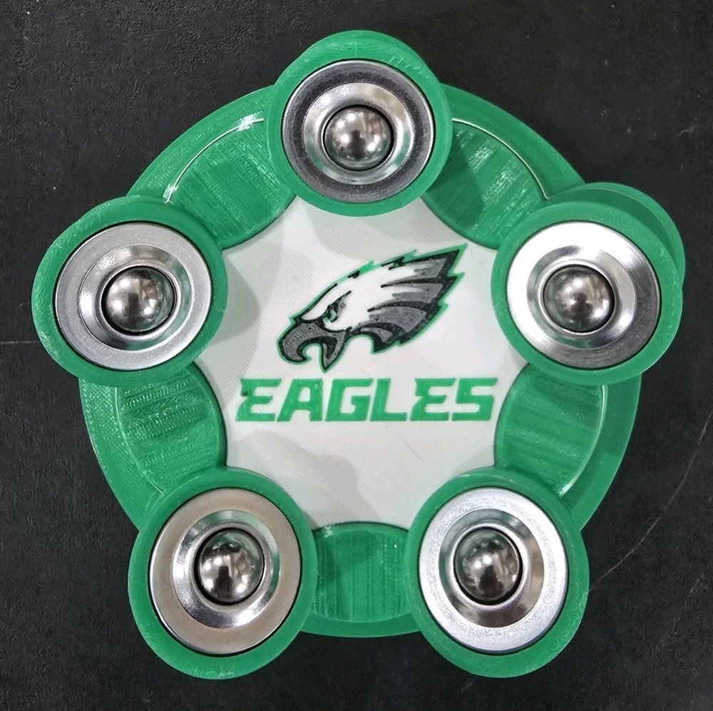Bowling Ball Spinner - Custom - Eagles New Logo