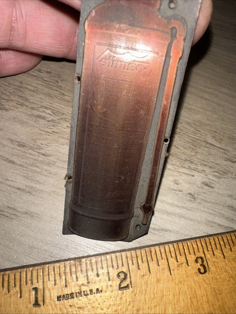 Printing Block “ Old Copper Fire Extinguisher “