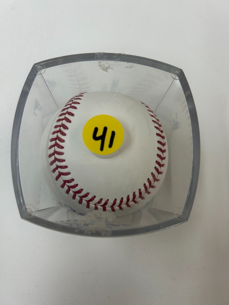 Daniel Robertson- Autographed baseball Tampa Rays