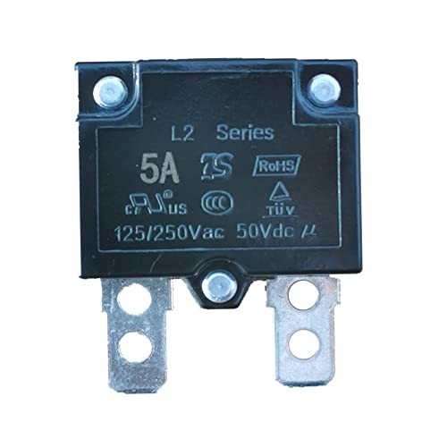 2Pcs 5A 125/250Vac 50Vdc Automatic Reset Relay Fuse Therma Switch Circuit