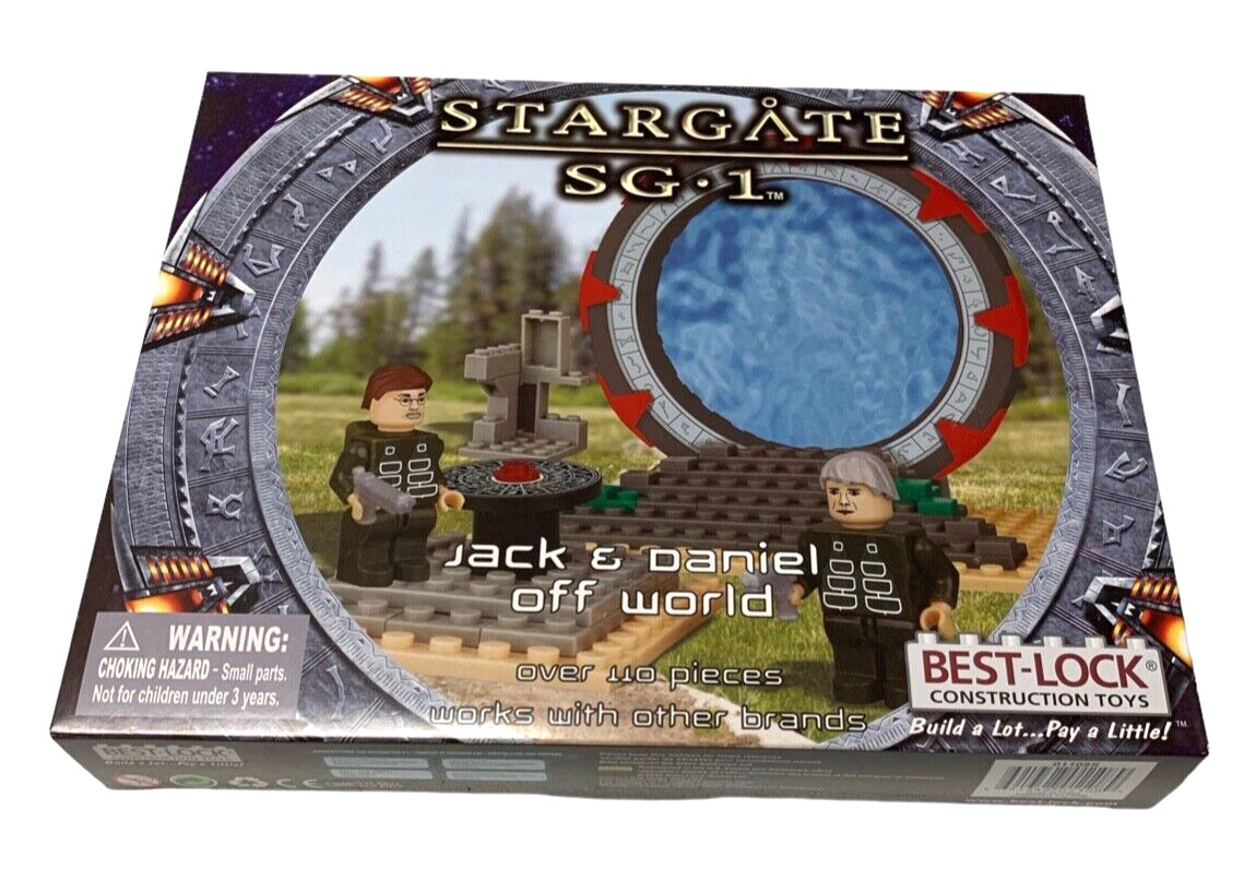 STARGATE Best Lock SG.1 Jack & Daniel Bricks  brand new hard to found